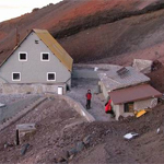 One of the mountain huts